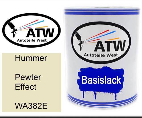 Hummer, Pewter Effect, WA382E: 1L Lackdose, von ATW Autoteile West.